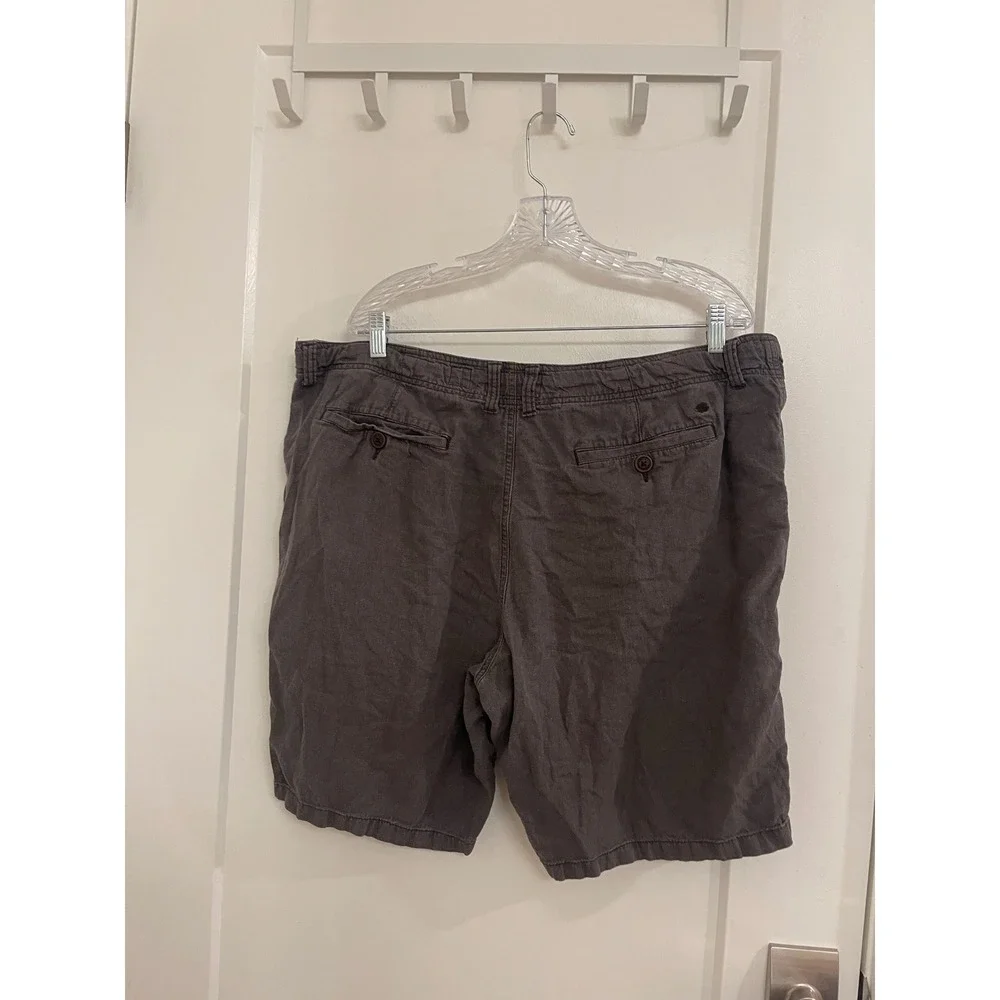 Lucky Brand Linen Blend Green Shorts Summer Casual Preppy‎